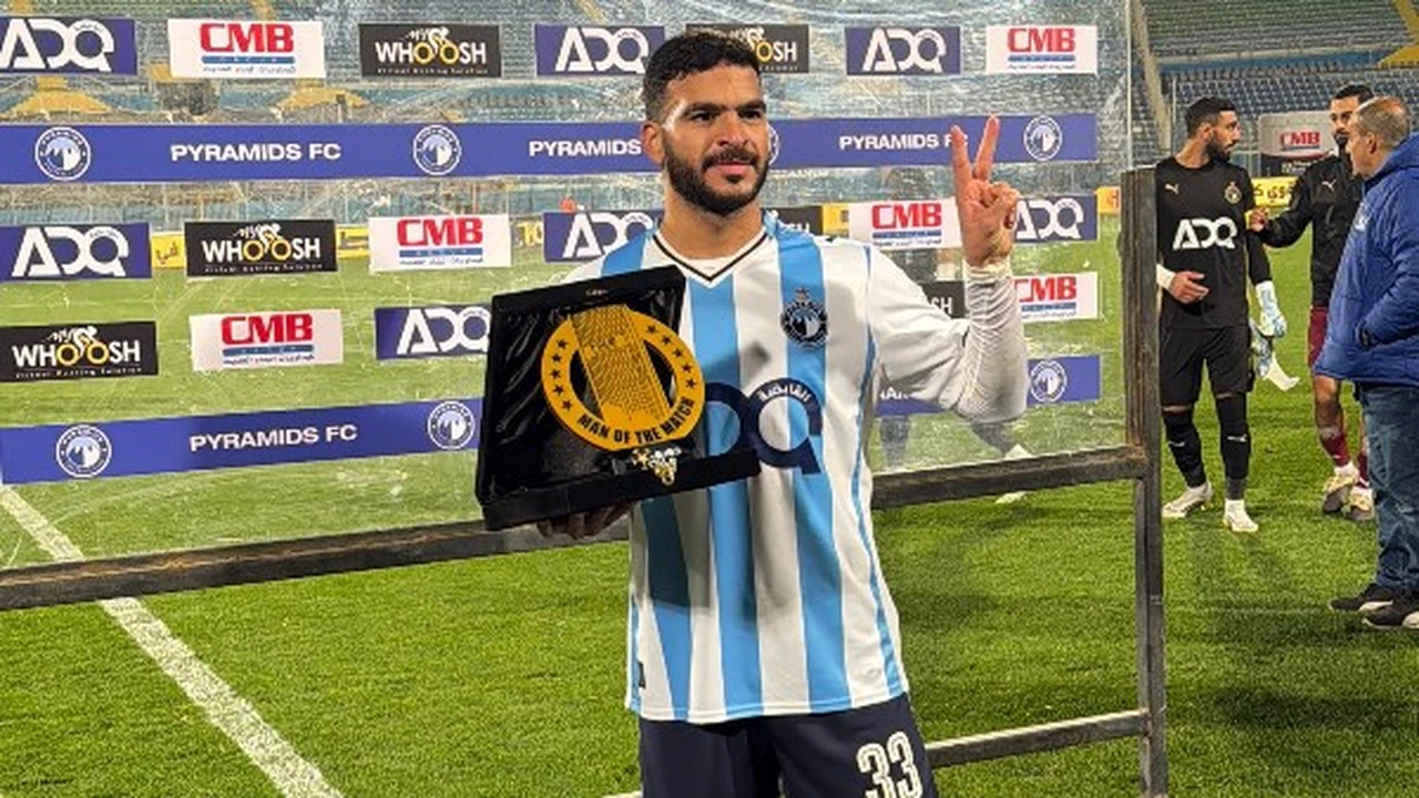 جائزة رابطة الأندية.. حامد حمدان يحصد لقب رجل مباراة بيراميدز وسيراميكا كليوباترا